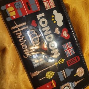 Harrods London Themed Black Wallet